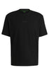 Hugo tshirt for man טישרט של בוס אוברסייז לגבר בצבע שחור